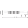 Kép 2/3 - ALCA flexibilis bekötőcső 5/4"×32/40 fém