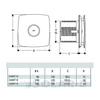 Kép 2/2 - Cata X-Mart 10 Szellőző Ventilátor