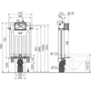 Kép 2/2 - AM100/1000 ALCAPLAST AM100/1000 Alcamodul falba ép. wc tartály
