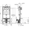 Kép 2/2 - AM101/1120 ALCAPLAST AM101/1120 SÁDROMODUL WC TARTÁLY keretes 1120mm