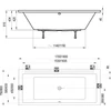 Kép 2/2 - C881000000 RAVAK FÜRDŐKÁD FORMY 01 180X80