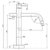 Kép 3/3 - MI021 SAPHO CSAPT. MINIMAL KÁDTÖLTŐ SZETTEL ÉS ALAPTESTTEL INOX