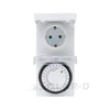 Kép 3/3 - Home TG 24 mechanikus időzítő óra, max. 16 A / 3680 W, 24 óra programozhatóság, IP44, kültéri