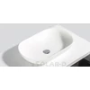 Kép 1/3 - WB00433 WELLIS Miletos matt fehér pultra építhető porcelán mosdó WB00433