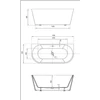 Kép 2/2 - WK00123 WELLIS CALABRIA 170X80X58 CM-ES TÉRBEN ÁLLÓ