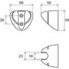 Kép 2/2 - X07P010 RAVAK ZUHANYTARTÓ FIX  610.00