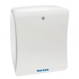 427478 VENTILL.SOLO PLUS T Radiális kishelységventilátor falon kívüli vagy falba sülyesztett kivitelben SZŰRŐ NÉLK. visszacsapószeleppel időrelével (5-25perc)