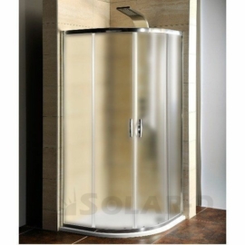 AG4295 SAPHO GELCO SIGMA íves zuhanykabin, dupla eltolható ajtó, TECMI zuhanytálcával, 90x90cm, Brick üveg (AG4295)