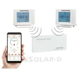 E800RF SZOBATERM. COMPUTHERM E800RF multizónás Wi-Fi termosztát vezeték nélküli érintőgombos vezérlőkkel