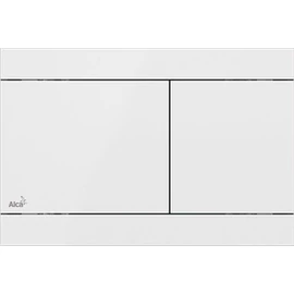 FUN-WHITE ALCAPLAST COLOR FUN-WHITE rozsdamentes acél nyomólap 255×175×85 mm