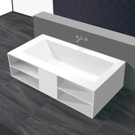 SD-15282 Sanica Solid Odin szabadon álló kőkád 202x102