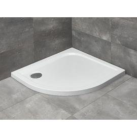 SDE8090-01R ZUHANYTÁLCA RADAWAY Delos E - 900×800×45x10 JOBBOS ÍVES ASZIMM. ACRYL+SZIFON