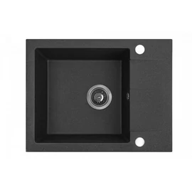 SRS_713Y Laveo SHIRE MINI csepptálcás szemcsés fekete mosogató
