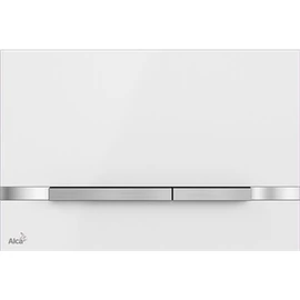STRIPE-WHITE ALCAPLAST COLOR STRIPE-WHITE rozsdamentes acél nyomólap 255×175×85 mm