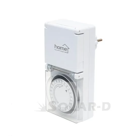 TG 24 Home TG 24 mechanikus időzítő óra, max. 16 A / 3680 W, 24 óra programozhatóság, IP44, kültéri