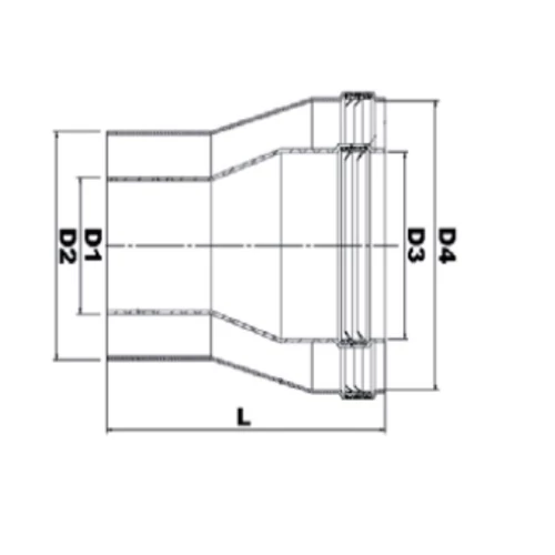 ABÖ6010080125 BRILON BŐVÍTŐ 60/100-80/125 ALU-ALU ABÖ6010080125