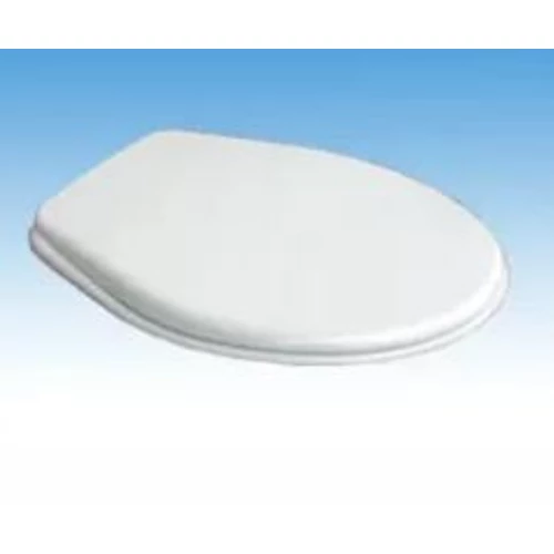 WC ülőke, műanyag, fehér, fém zsanéros, antibakteriális