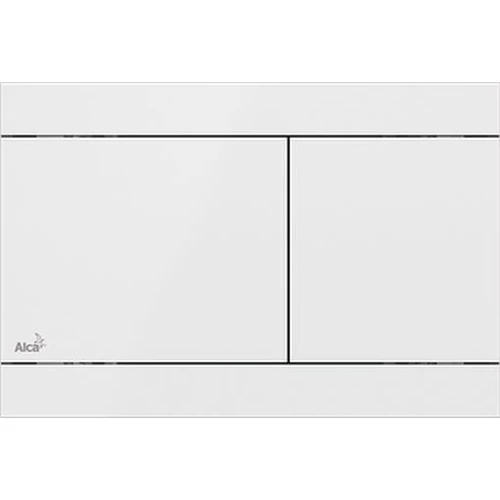 FUN-WHITE ALCAPLAST COLOR FUN-WHITE rozsdamentes acél nyomólap 255×175×85 mm