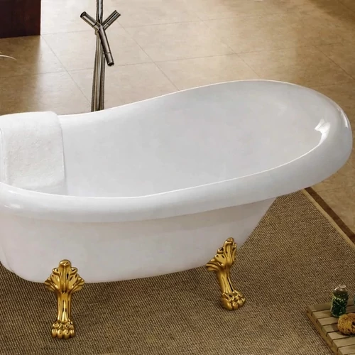 SD-15303 Sanica Ottoman Topkapı szabadon álló kád 155x80 arany lábbal